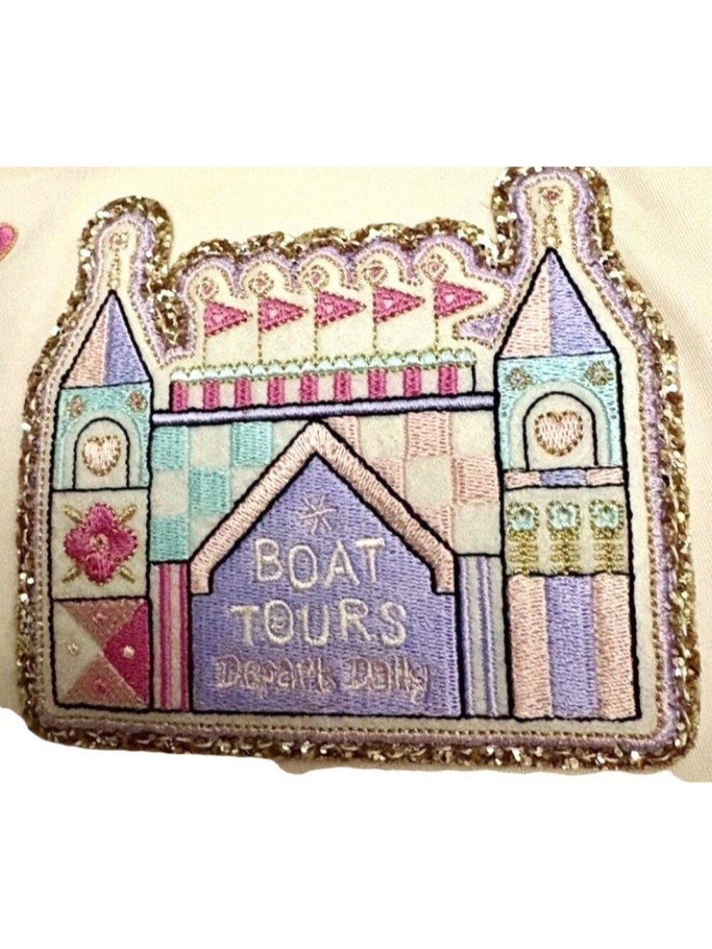 Disney Parks Stoney Clover Lane Its A Small World Bag Pouch Clutch Boat Tours NW - Picture 2 of 7